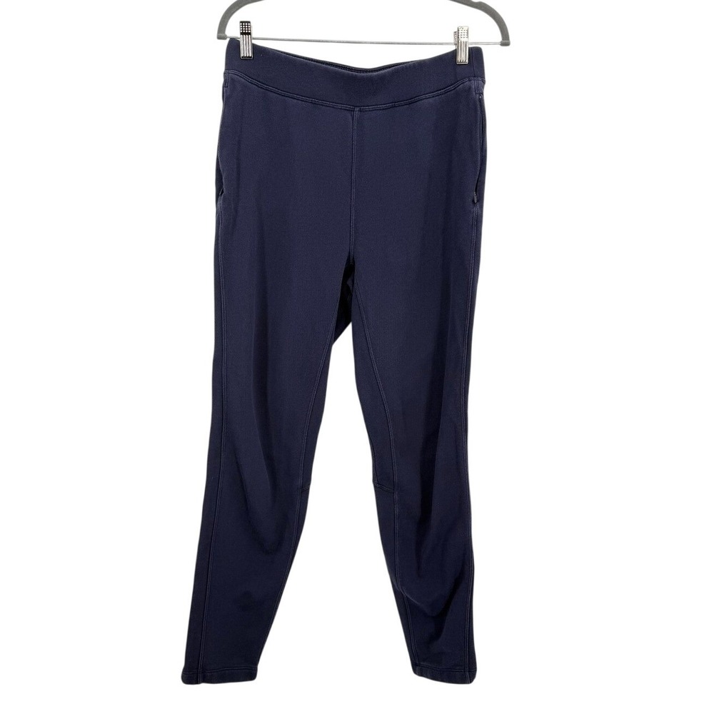 Lululemon Scuba Joggers Womens 8 Navy‎ Blue High Rise Fleece Sweatpants
